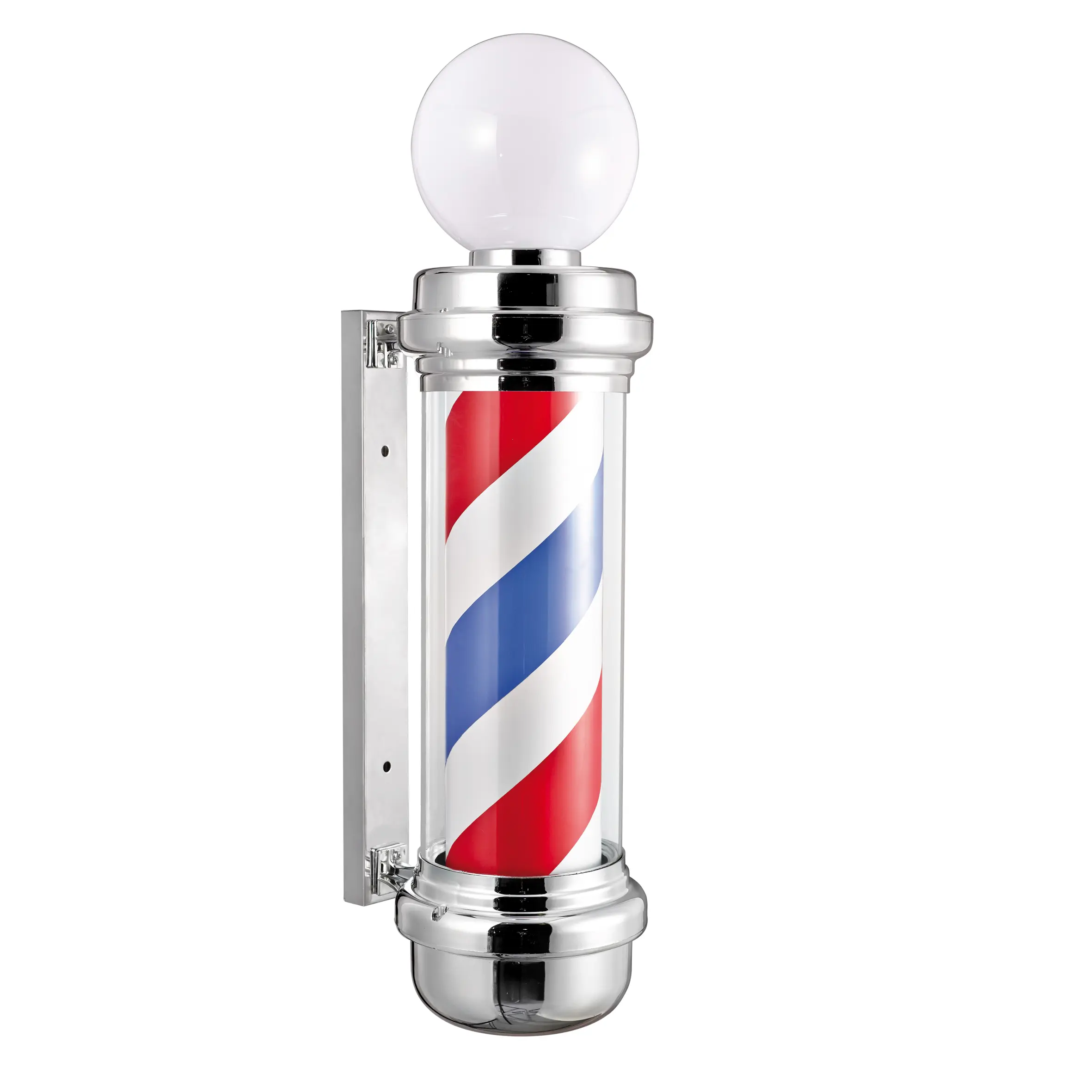 Eurostat Sphere Chrome Barber Pole 04744 - světelný barber sloupek