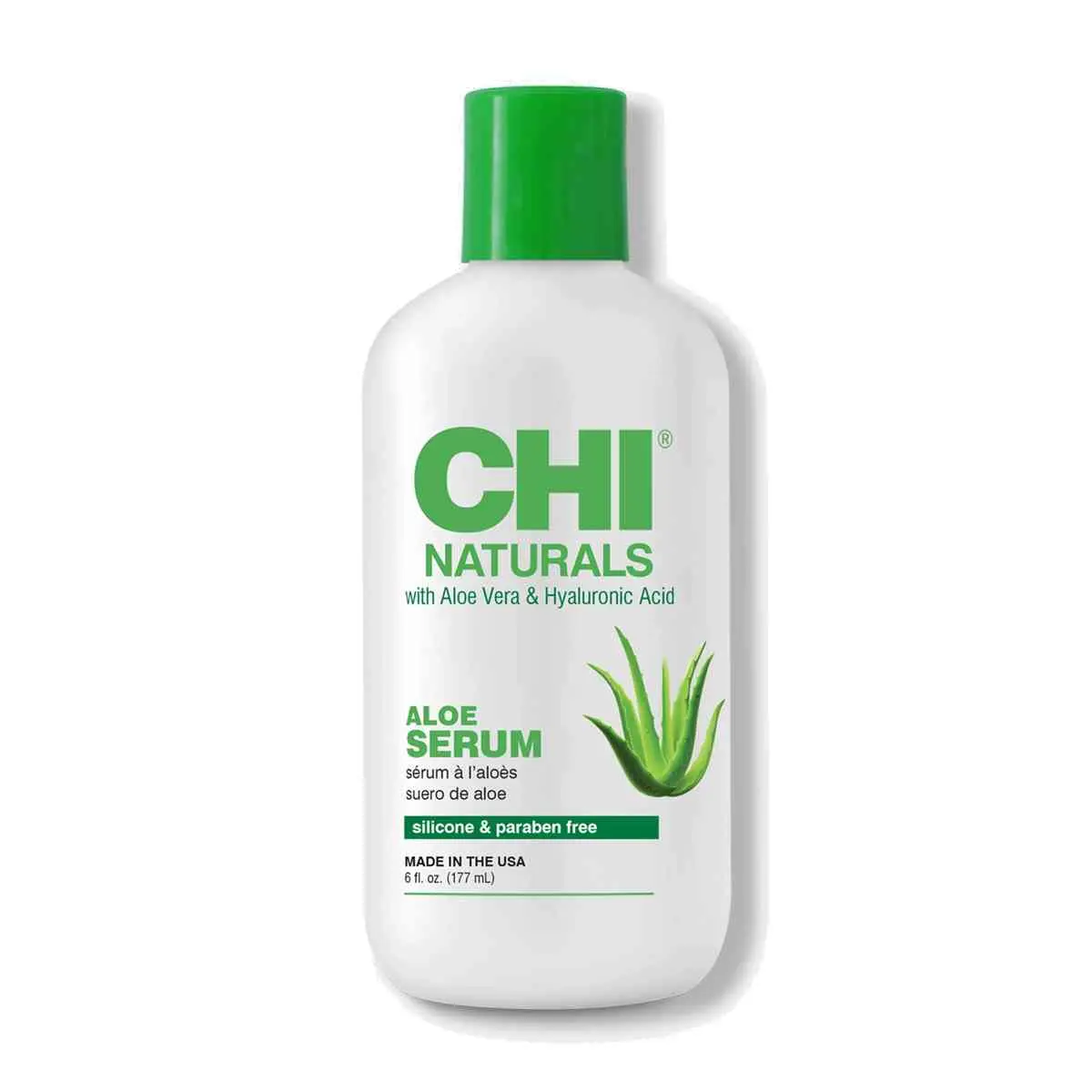 VÝPRODEJ: CHI Naturals Serum Aloe Vera & Hyaluronic Acid – sérum na vlasy s aloe vera a kys. hyaluronovou, 177 ml