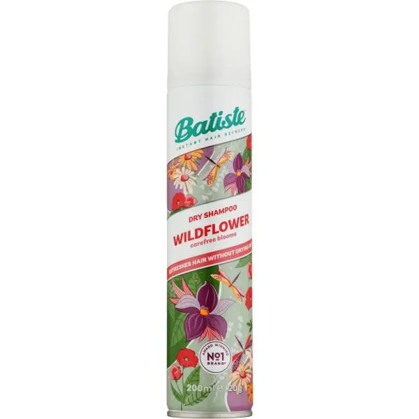 VÝPRODEJ: Batiste Dry Shampoo Wildflower - suchý šampon s vůní lesních květin, 200 ml