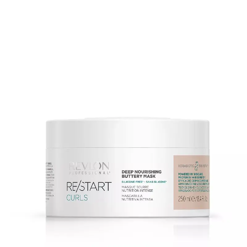 VÝPRODEJ: Revlon Re/Start Curls Deep Nourishing Buttery Mask - hloubkově výživná "máselná" maska na vlnité/kudrnaté vlasy, 250 ml