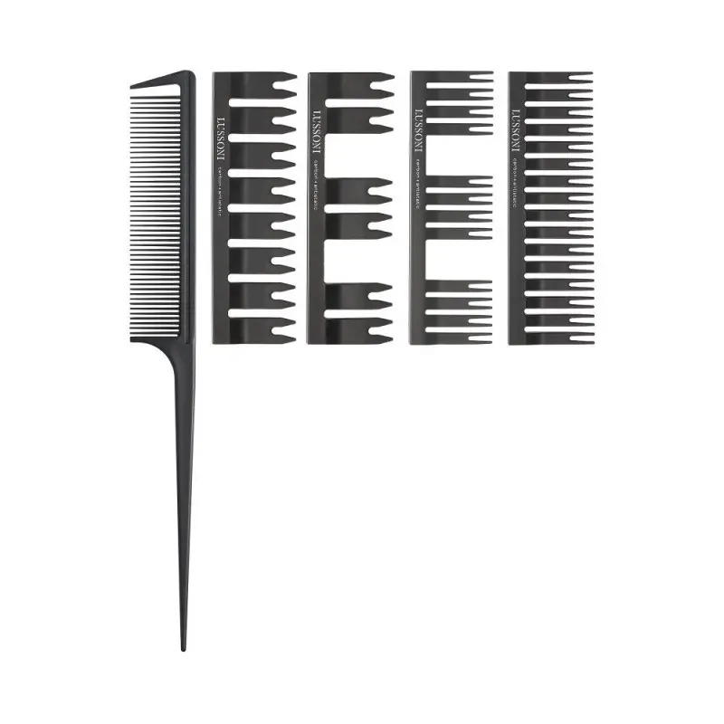 Lussoni Dressing Comb Set DC500 - hřeben s nástavci pro melírovací techniky