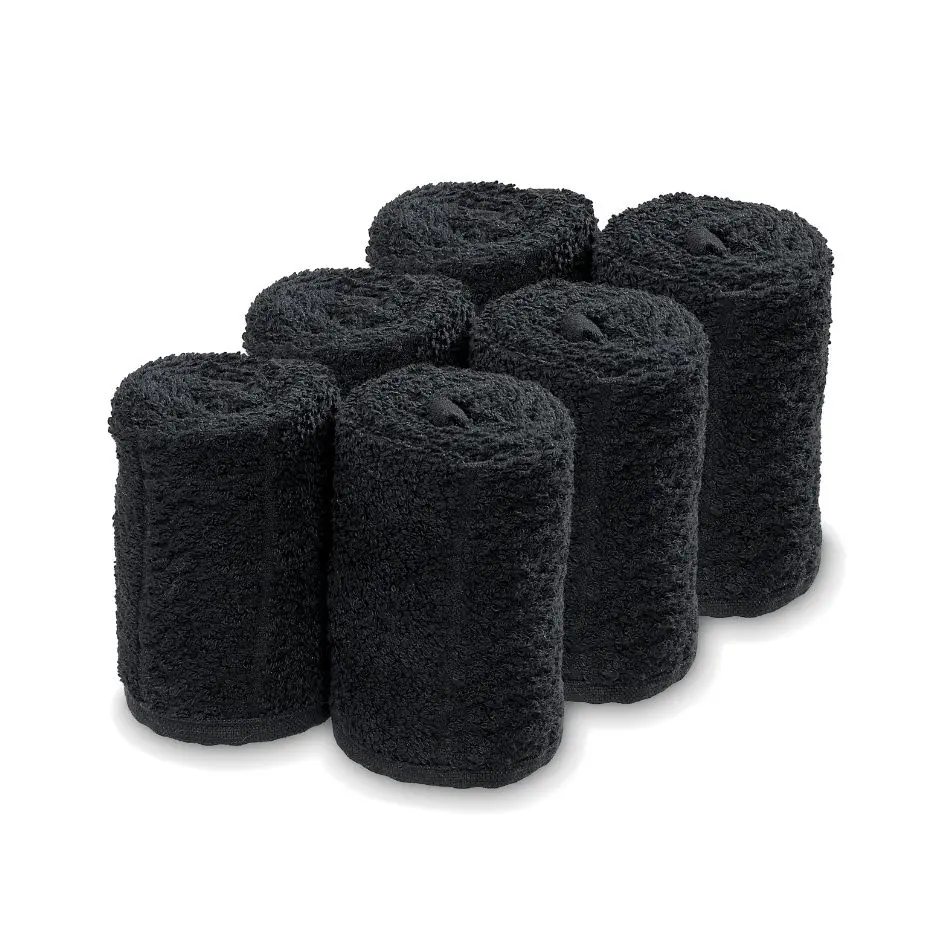 BARBURYS TAKE CARE Cotton Towels for Steamer (P005073) - černý ručník do napařovače, 1 kus