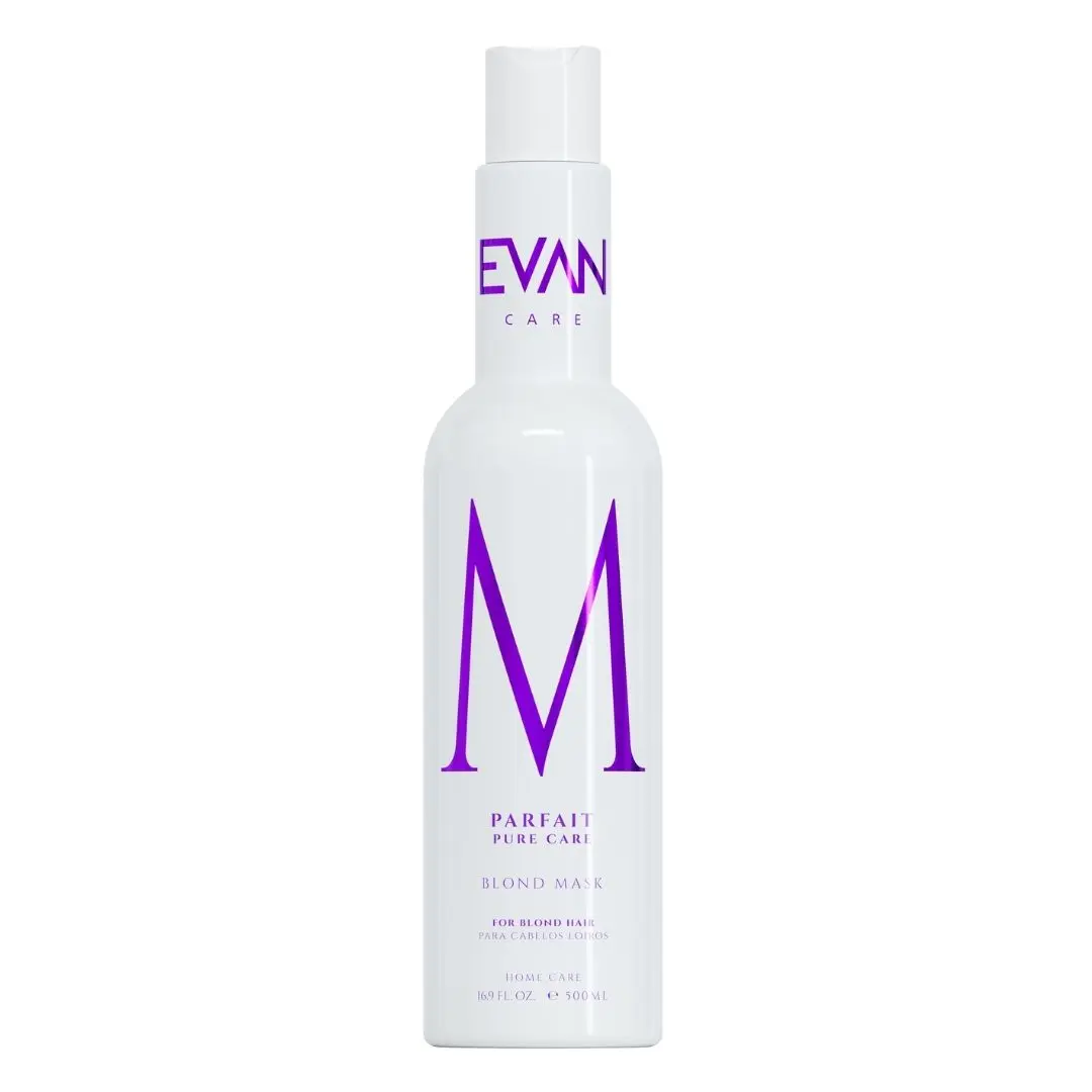 Evan Pure Care Blond Mask - maska pro blond vlasy, neutralizuje žlutý nádech, 500 ml