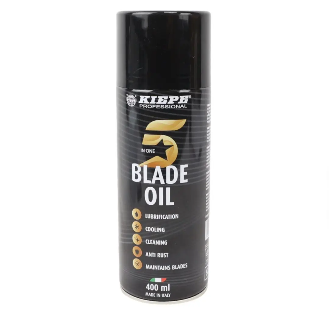 Kiepe 5 in One Blade Oil - sprej na dezinfekci a čištění strojků, 400 ml