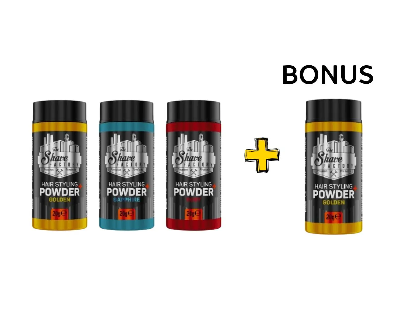 AKCE 3+1: The Shave Factory Hair Styling Powder - stylingový objemový pudr, 20g