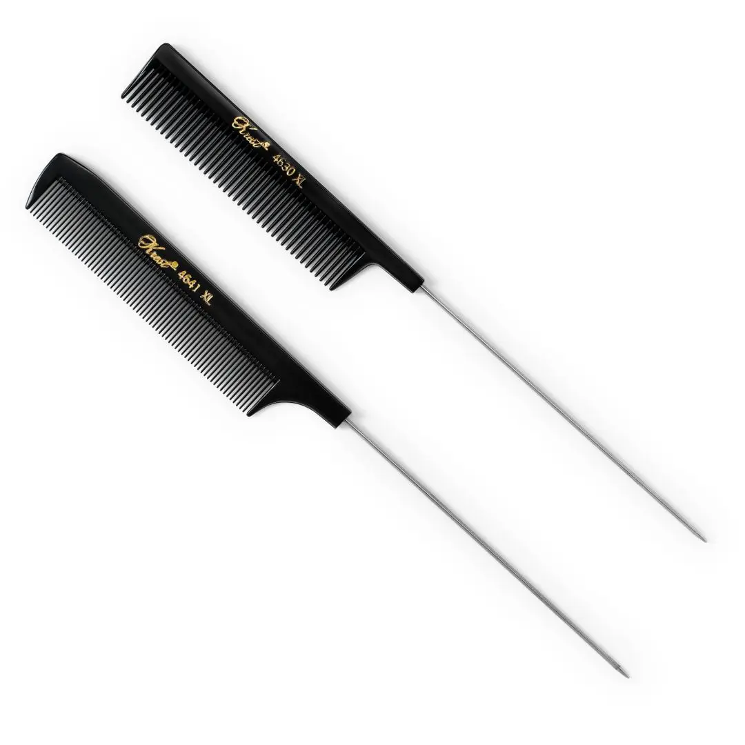 Krest Pintail Comb Set - set dvou tupírovacích hřebenů s kovovými prodlouženými špicemi