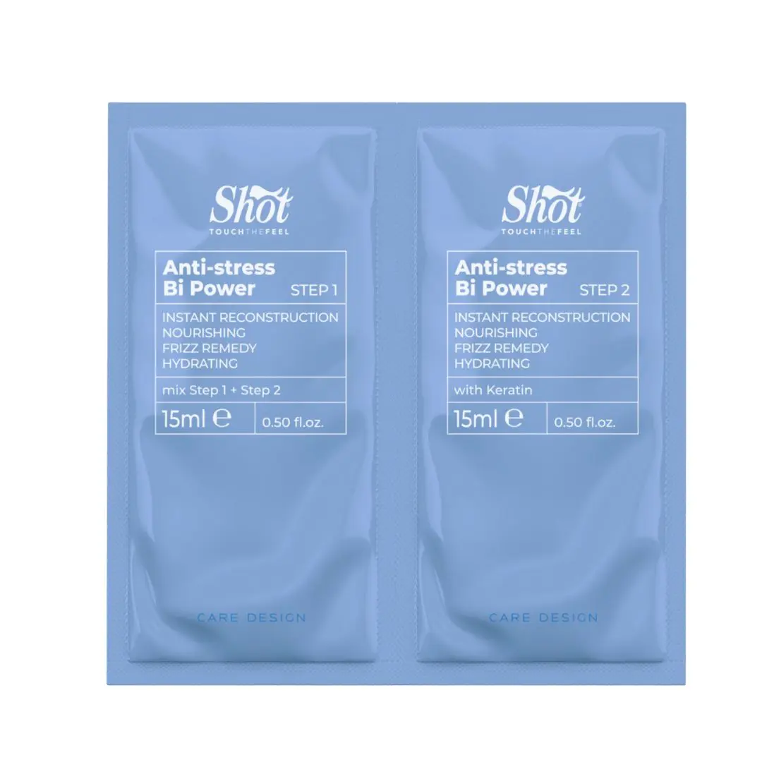 Shot AntiStress BI-POWER - rekonstrukční elixír 15 ml + 15 ml
