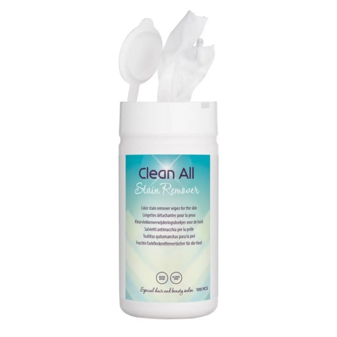 Sibel Clean All Stain Remover Wipes (4471801) - ubrousky pro odstranění barvy z pokožky, 100 ks
