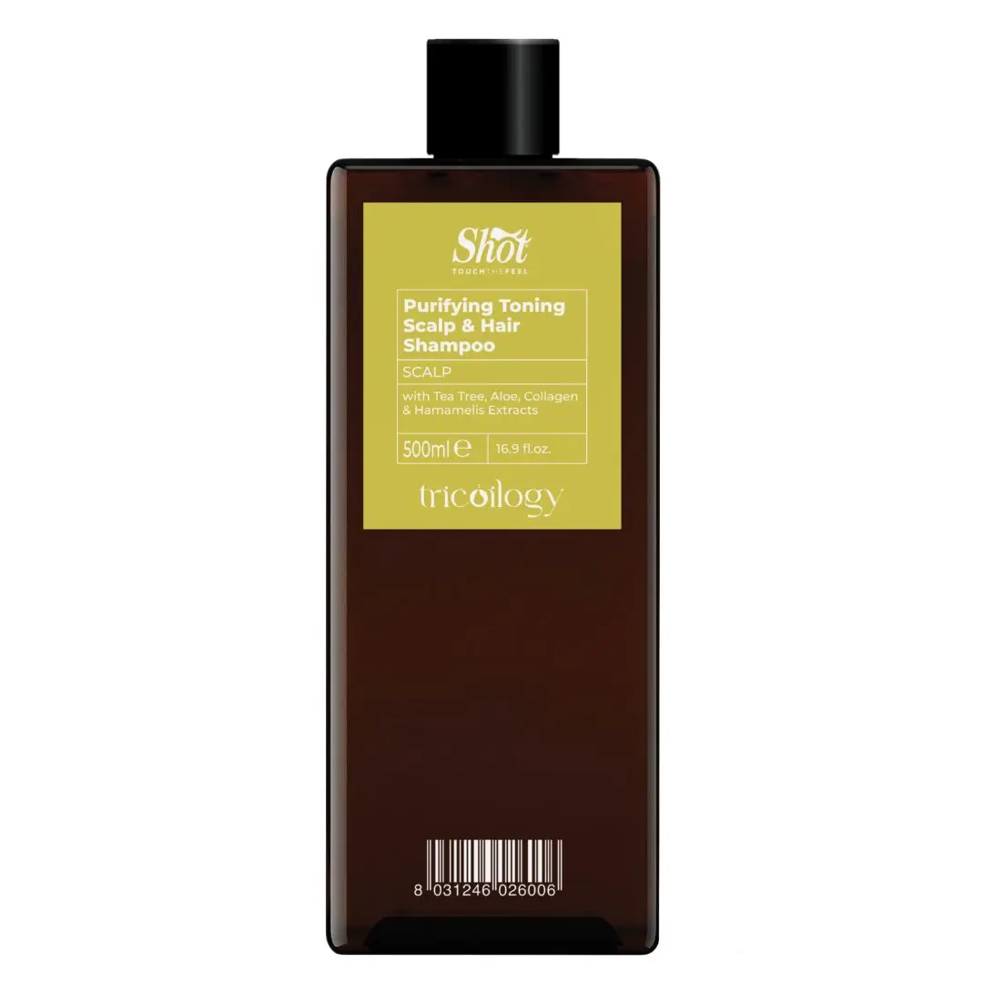 Shot Tricoilogy Purifying Toning Scalp SHAMPOO - osvěžující šampon, 500 ml