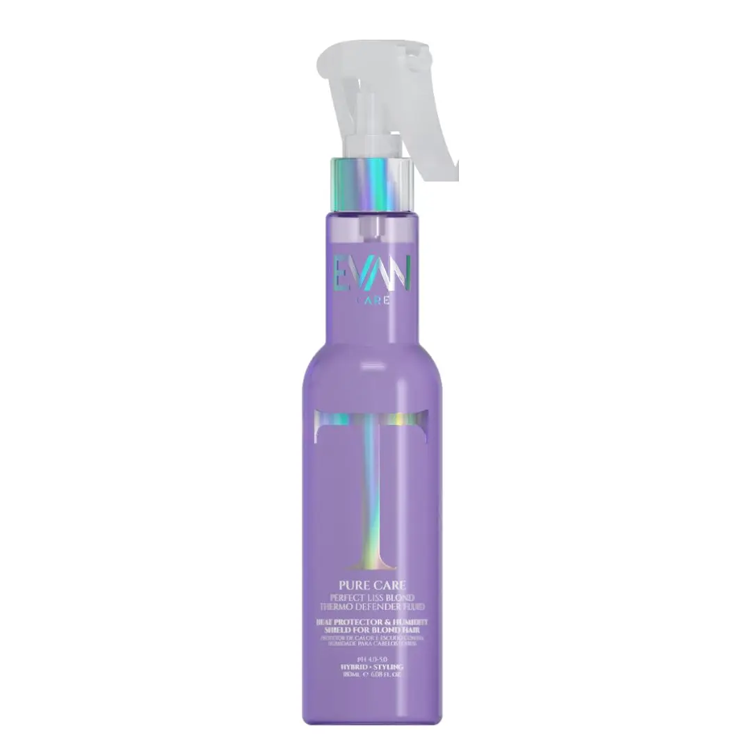 Evan Perfect Liss BLOND Thermo Defender Fluid - termoochranný sprej pro blond vlasy, 180 ml