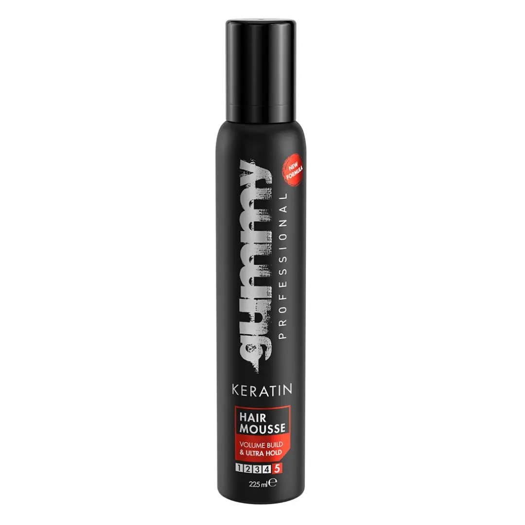 Gummy Hair Mousse Volume & Ultra Hold - objemová a silně fixační pěna, 225 ml