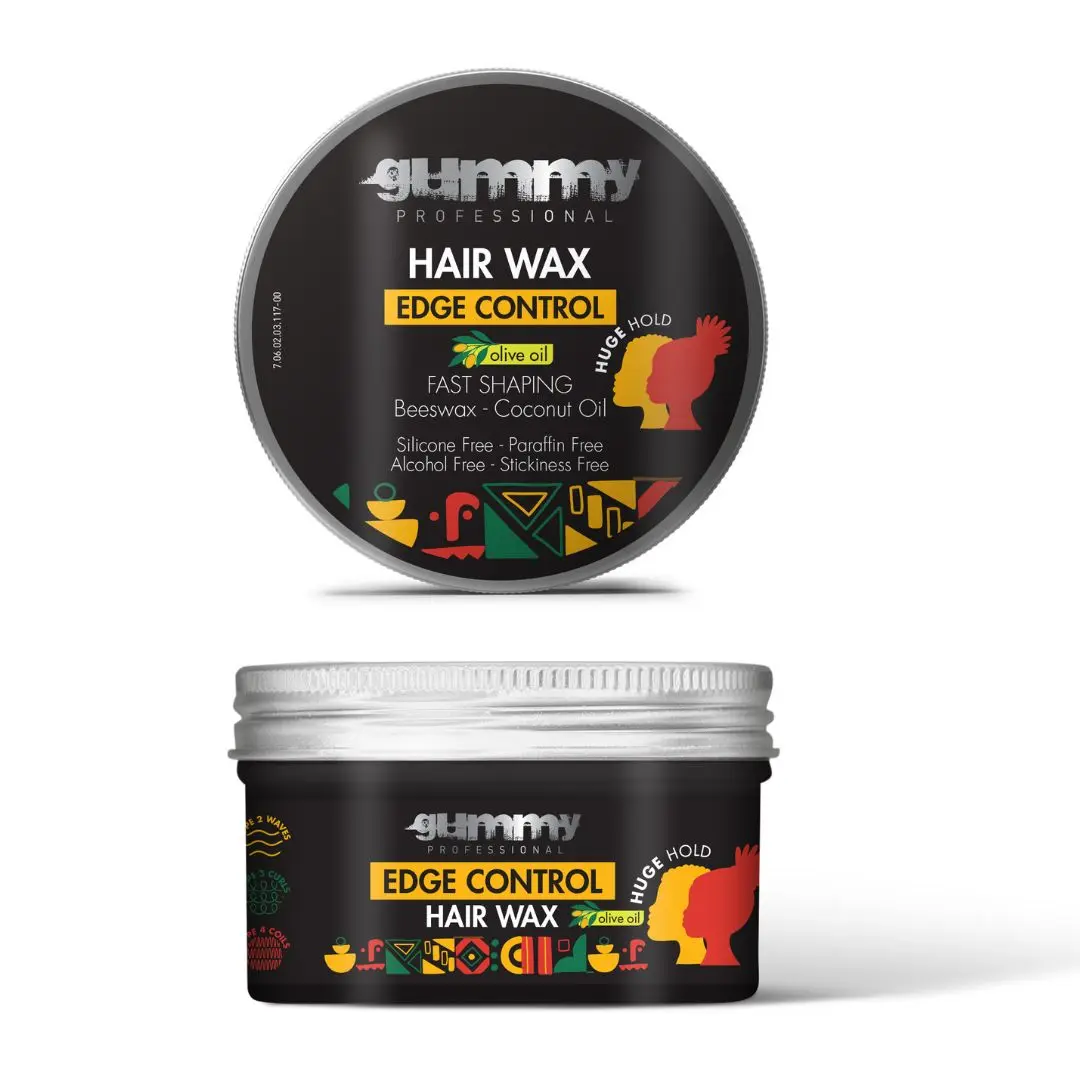 Gummy Hair Styling Wax EDGE CONTROL - vosk pro nepoddajné vlasy se silnou fixací, 150 ml