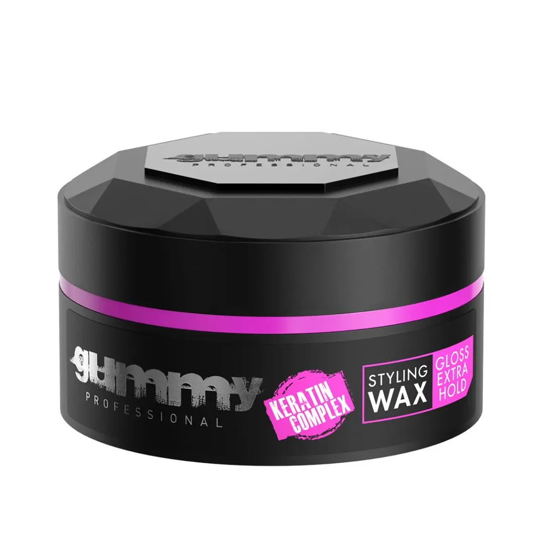 Gummy Hair Styling Wax GLOSS EXTRA HOLD - vosk na vlasy s extra leskem a fixací, 150 ml