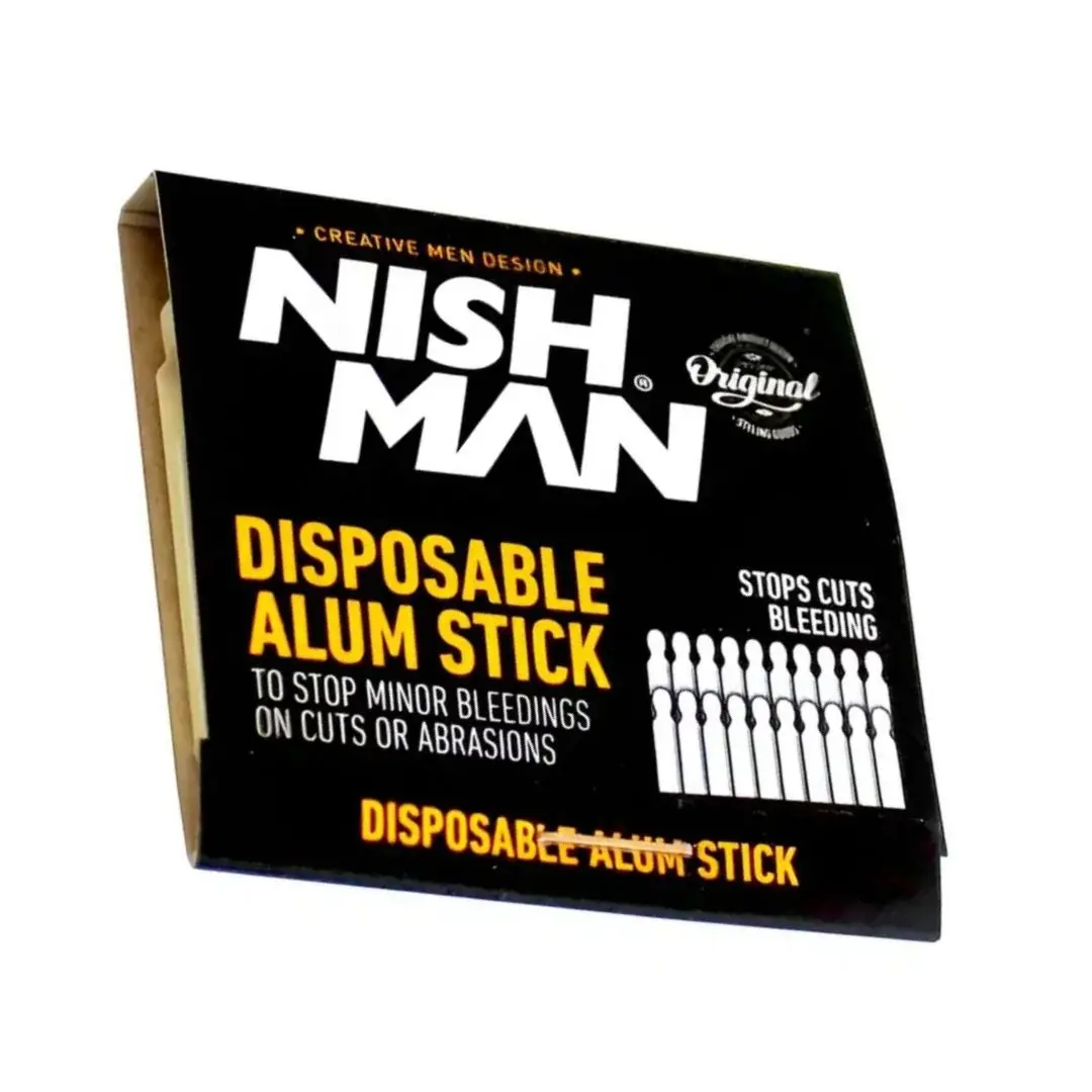 Nishman Disposable ALUMINIUM Stick - zápalky pro zastavení krvácení, 20 ks v "zakladači"