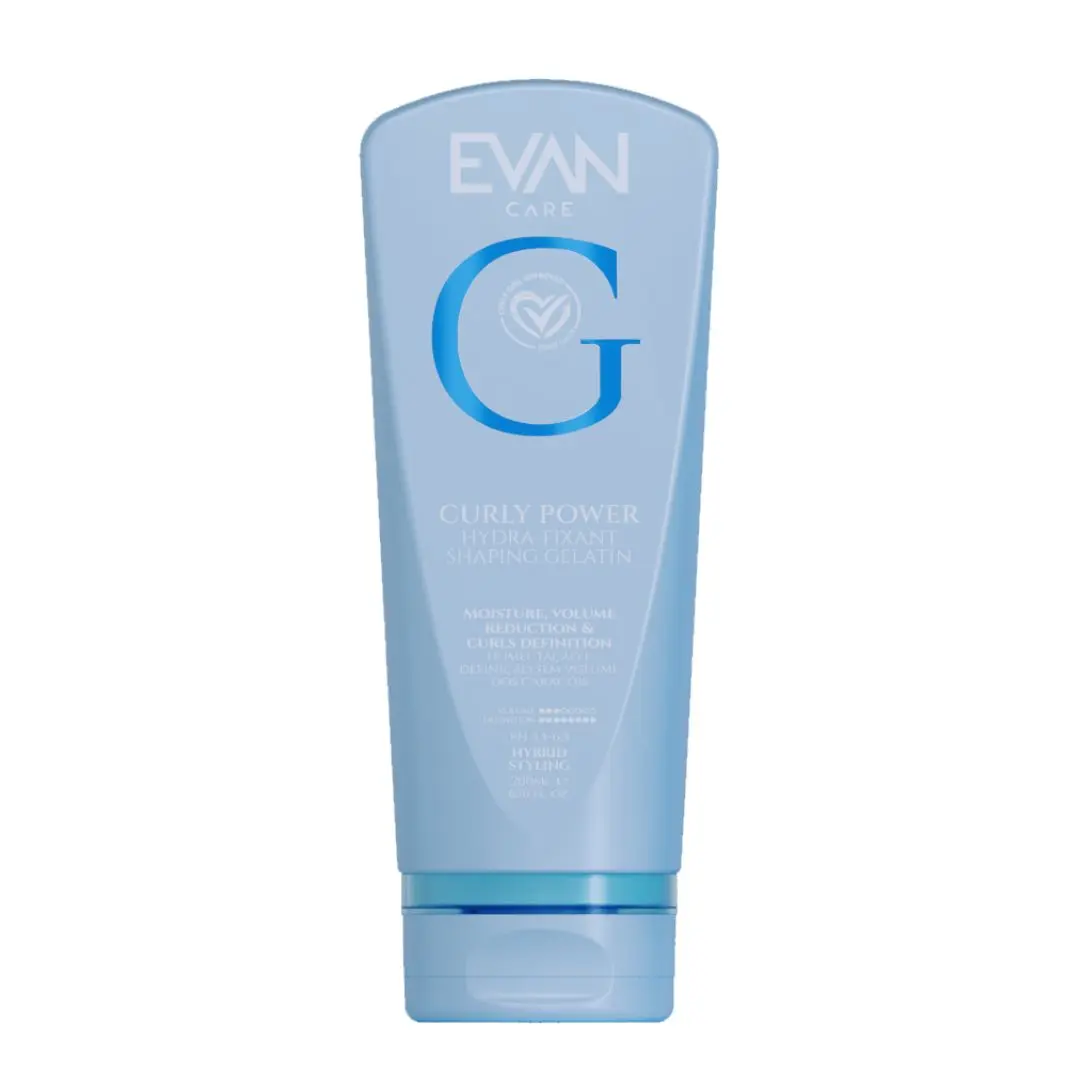 Evan Care Curly Power Hydra-Fixant Shaping Gelatin - fixační želatina na kudrnaté vlasy, 200 ml