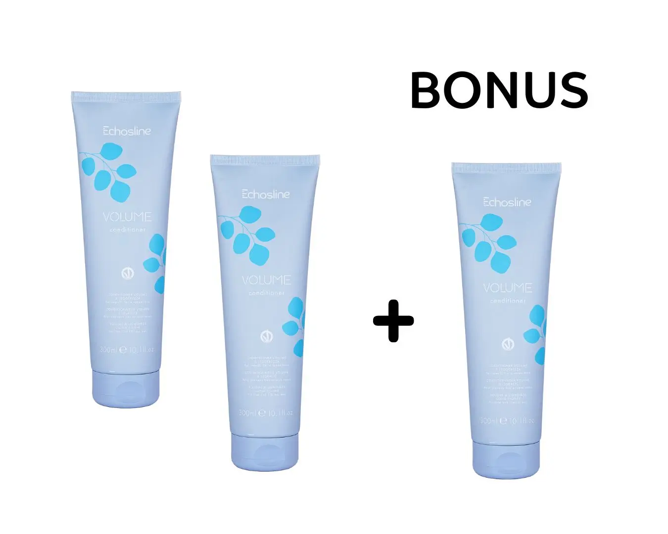 AKCE: 2+1 Echosline Volume Conditioner - kondicionér na objem, 300 ml