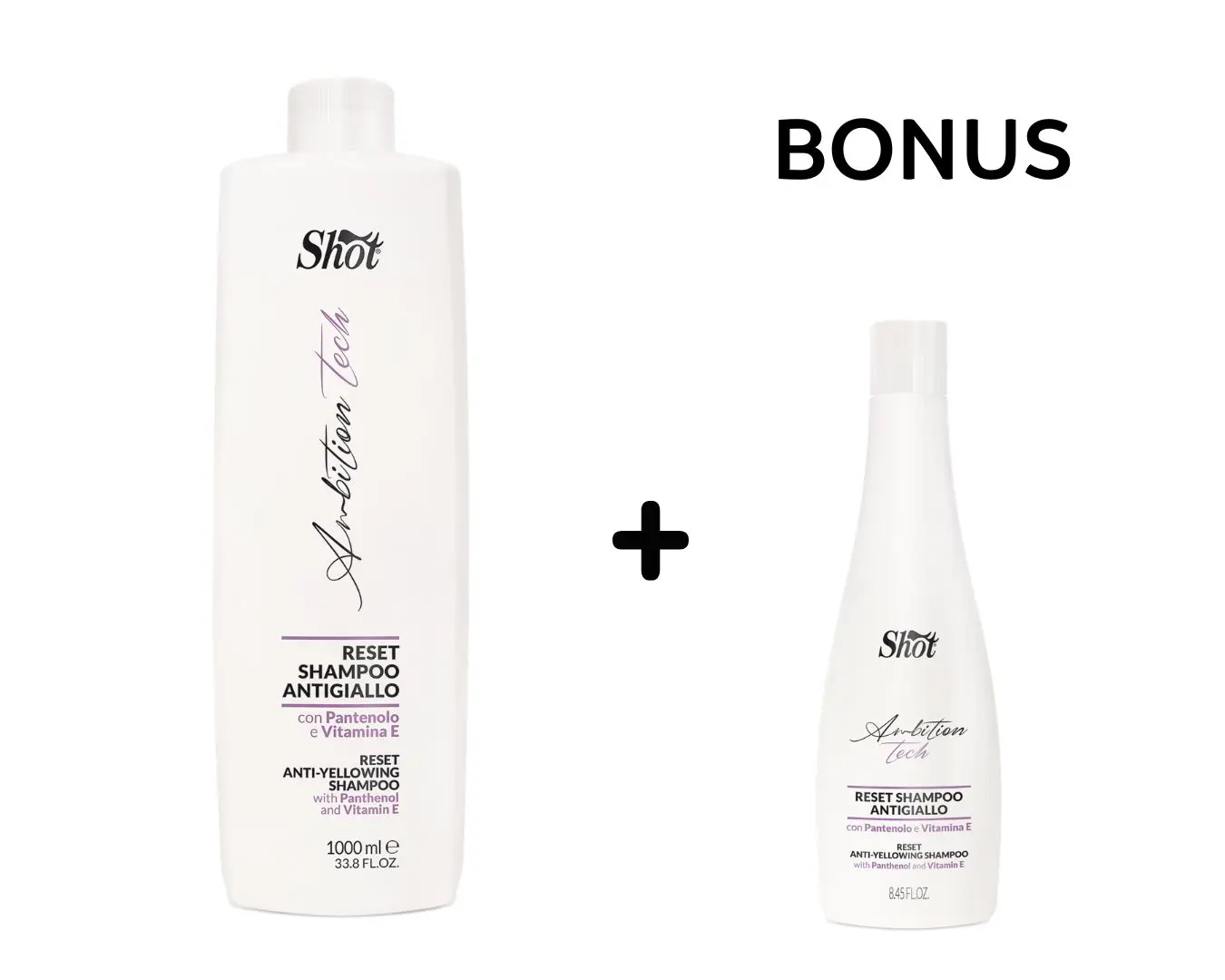 AKCE: Shot Reset Anti-Yellowing Shampoo - šampon proti nežádoucím odleskům 1000 ml + AY šampon, 250 ml