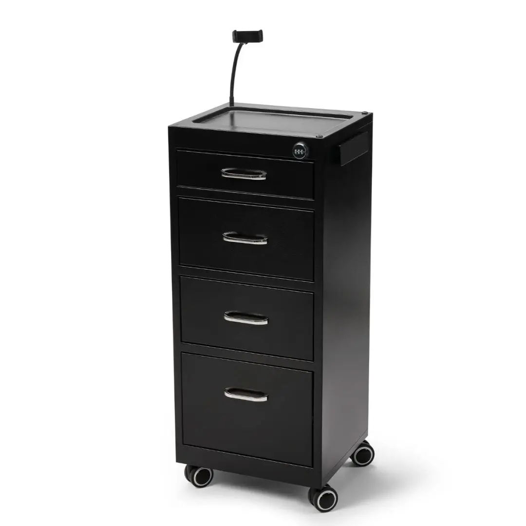 BraveHead Trolley Metal w./ 4 drawers & Code Lock /4782/ - kovový vozík se 4 zásuvkami a zámkem