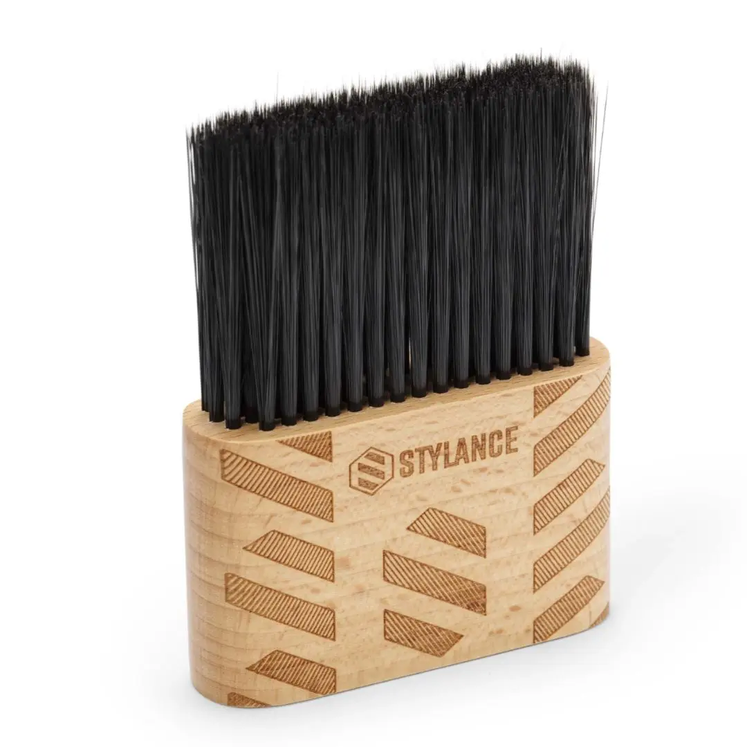 Stylance Wooden Neck Brush (6274)-7841 - oprašovák na vlasy