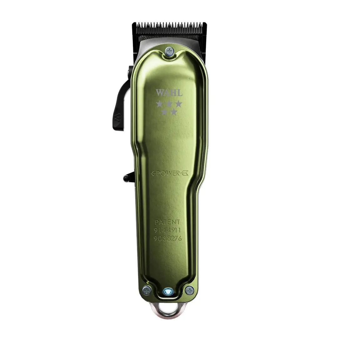 Wahl LEGEND OLIVE GREEN 3030832 - profesionální střihací strojek na akumulátor + M22 olej pro mazání stříhací hlavice, 200 ml