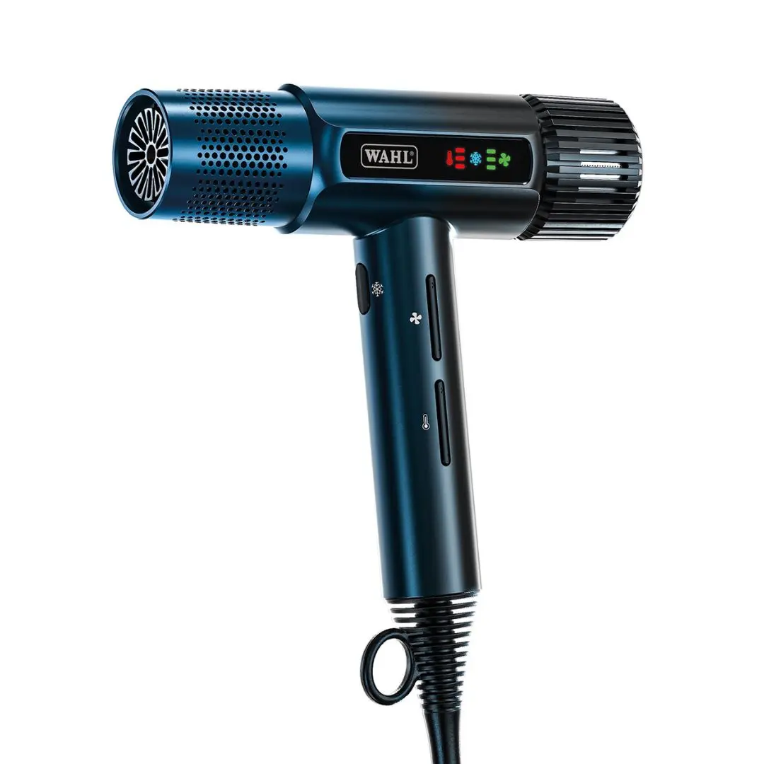 LIMITED EDITION: Wahl Vanquish Dryer MIDNIGHT BLUE (4321-0473) - prémiový profesionální fén na vlasy s digitálním motorem, 1600 W