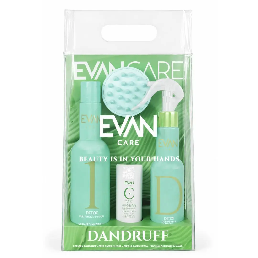 Evan Care Detox Antidandruff Kit - sada proti lupům