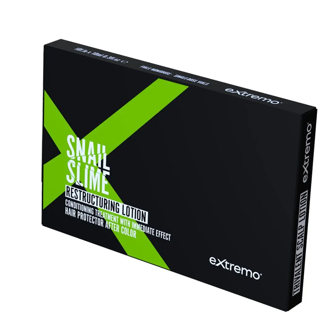 Extremo AfterColor Snail Slime Restructuring Lotion - restrukturalizační ampule po barvení, 10x10 ml