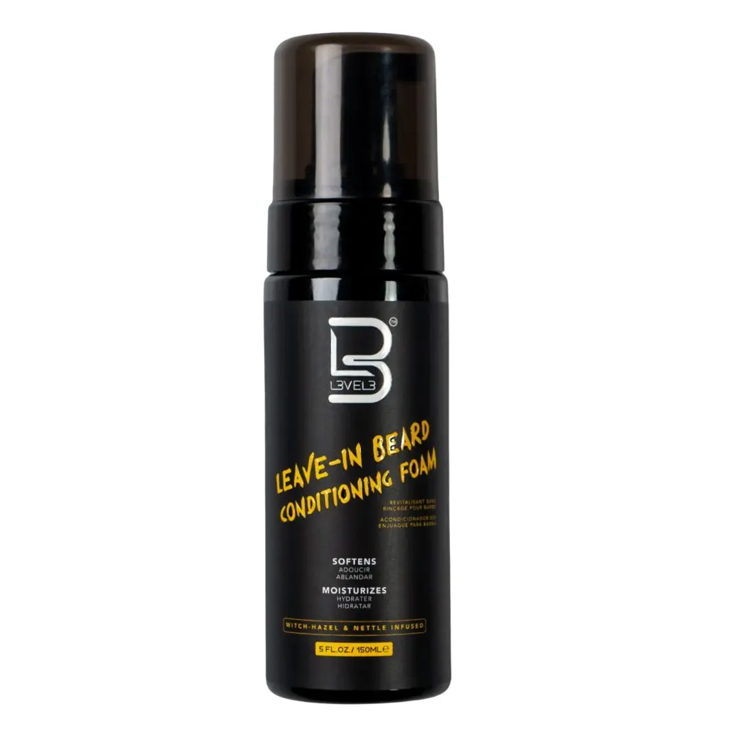 L3VEL3 Leave-In Beard Conditioning Foam - bezoplachový pěnový kondicionér na bradu, 150 ml