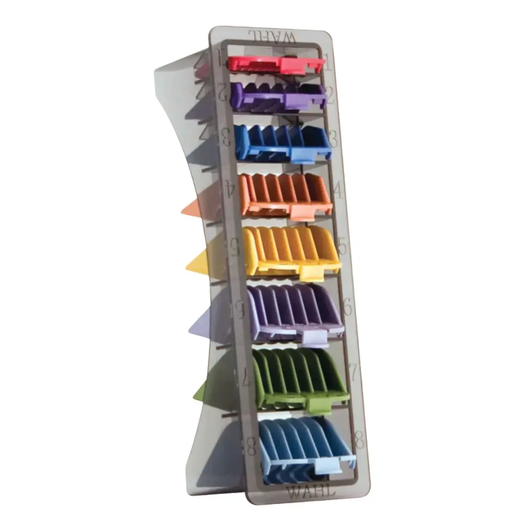Wahl Colored Clipper Combs (03170-400) č.1-8 - náhradní nástavce plastové barevné, 8 ks