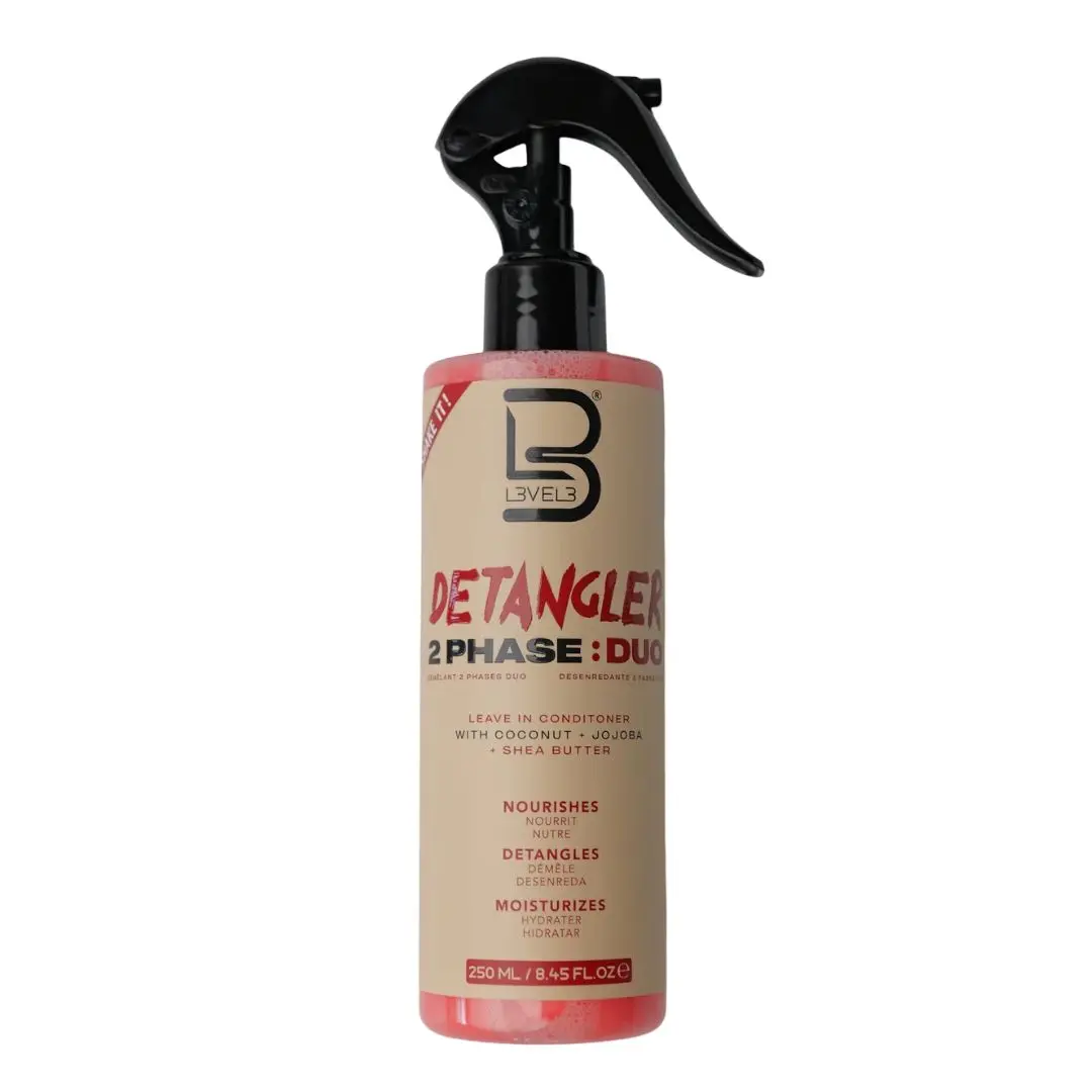 L3VEL3 Detangler 2Phase Duo - dvoufázový bezoplachový kondicionér, 250 ml