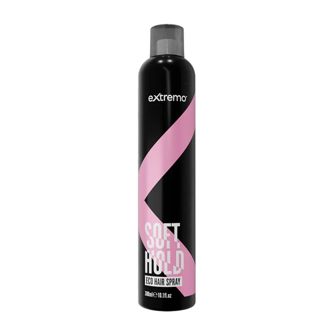 Extremo Soft Hold Eco Hair Spray – lak na vlasy s přirozenou fixací, 300 ml