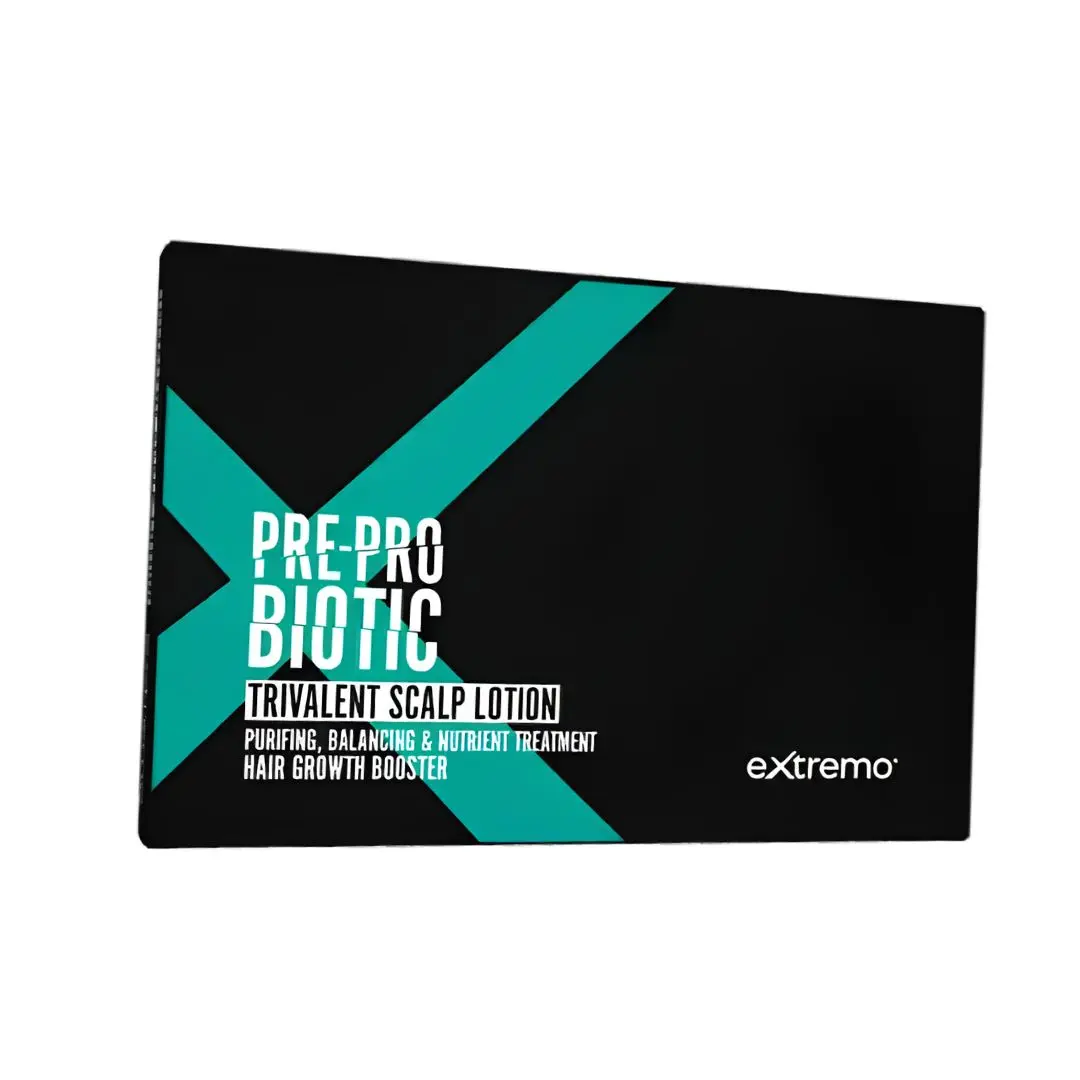 Extremo Pre-Pro Biotic Trivalent Scalp Lotion – bezoplachová tonika proti vypadávání, 10 × 10 ml