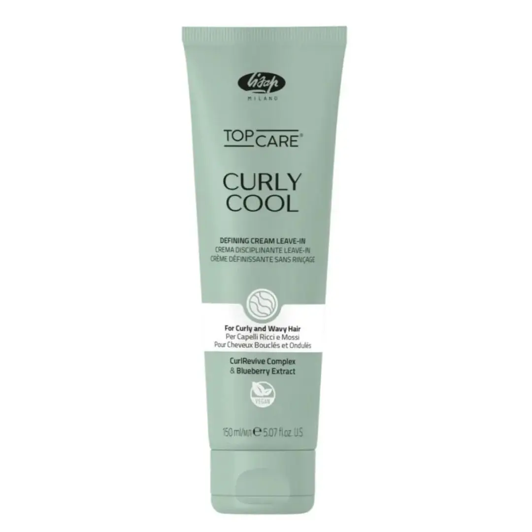 Lisap Curly Cool Defining Cream Leave In - bezoplachový leave in, 150 ml