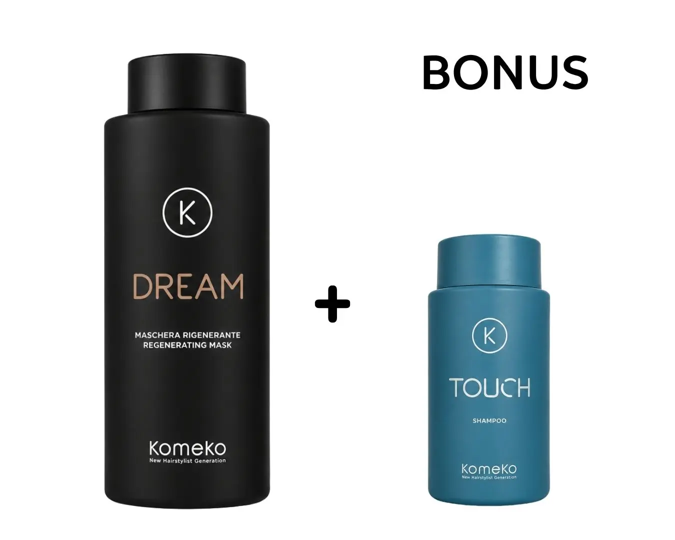 AKCE: Komeko HairCare Mask - maska dle vlastního výběru, 1000 ml + HairCare šampon, 285 ml nebo maska, 250 ml dle vlastního výběru