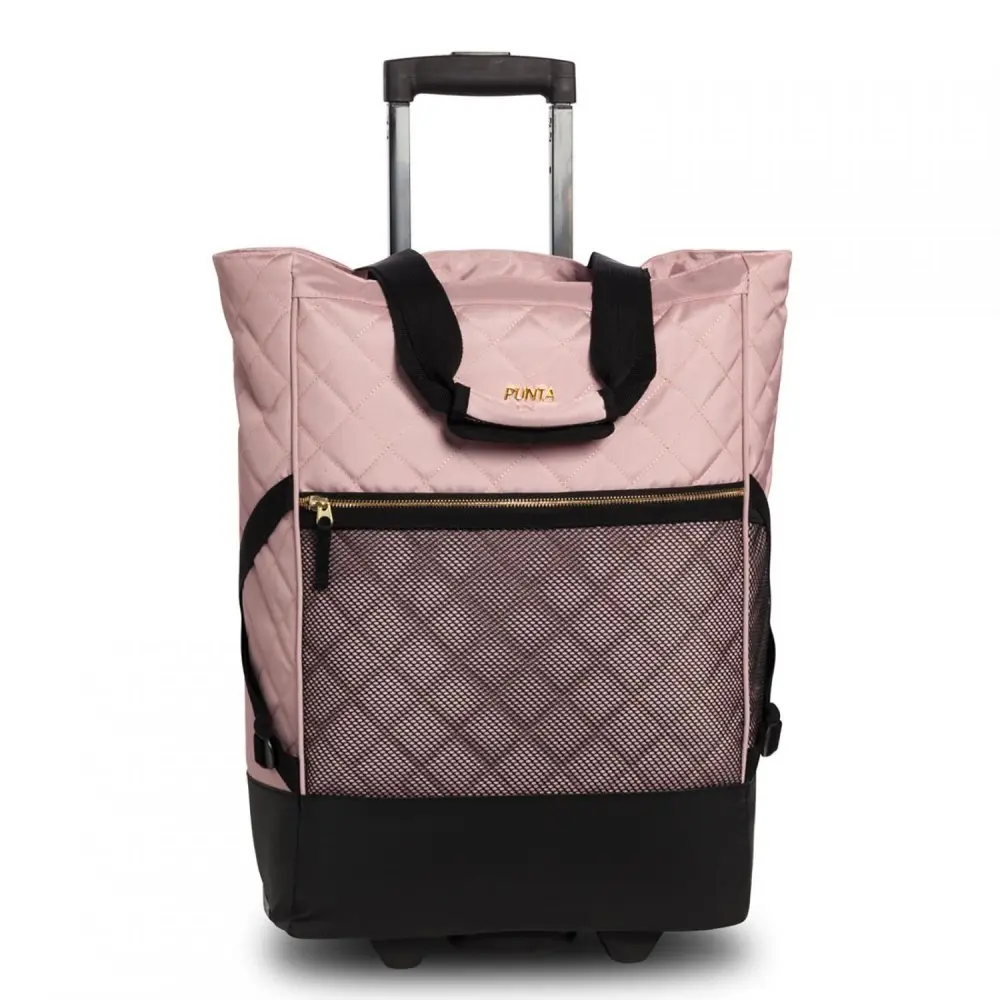 PUNTA Wheel Classy nákupní taška - růžová - 33L