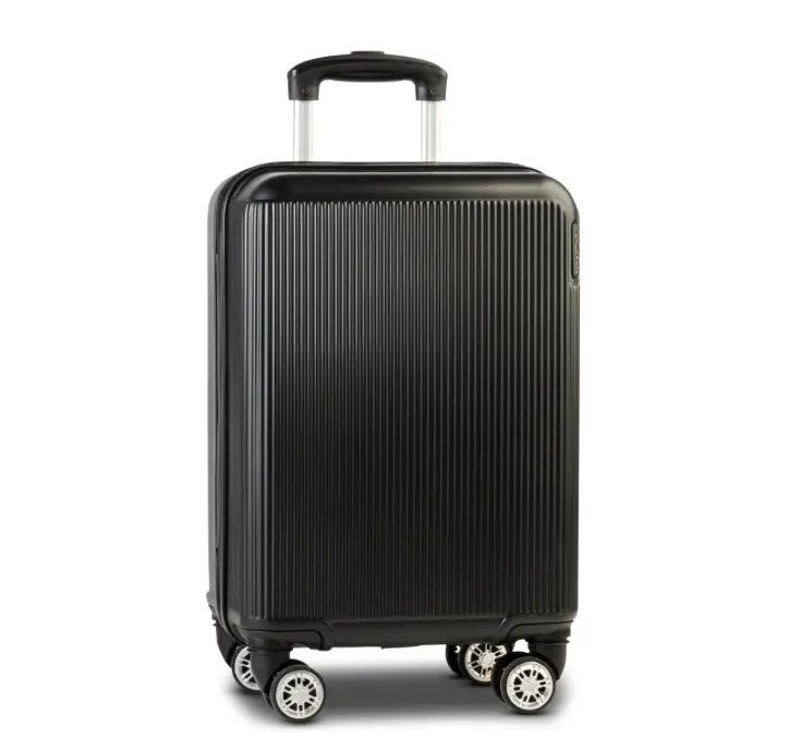 Worlpack cestovní kufr Bergen 55x35x22 cm – odolné kabinové zavazadlo 10502-001-BLACK