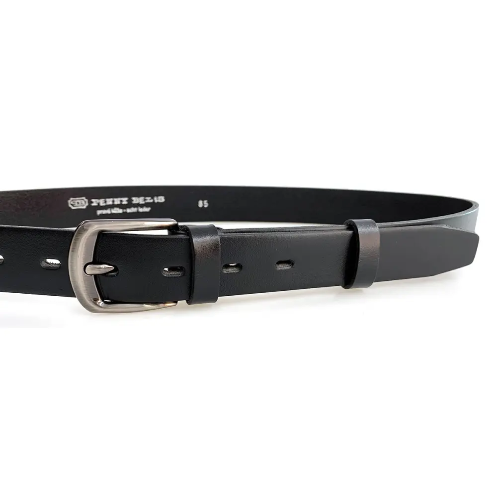 Penny Belts Dámský kožený pásek 30-191-63 černý