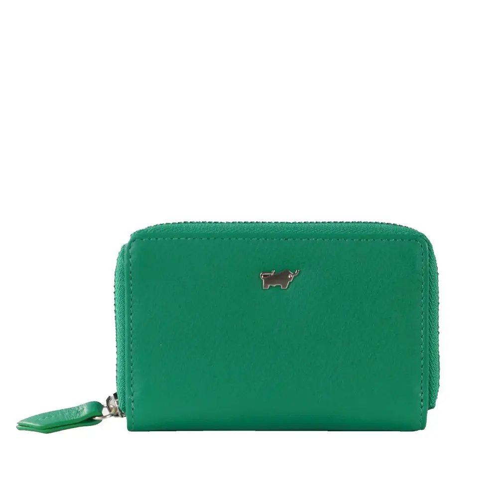 Mini kožená peněženka JOY s RFID ochranou zelená 41311-294-094