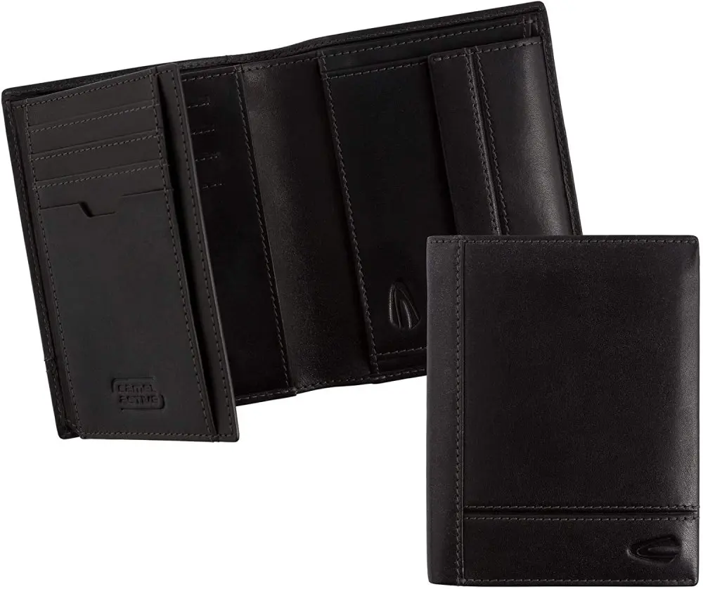 Camel Active Pánská kožená černá peněženka 270-705-60