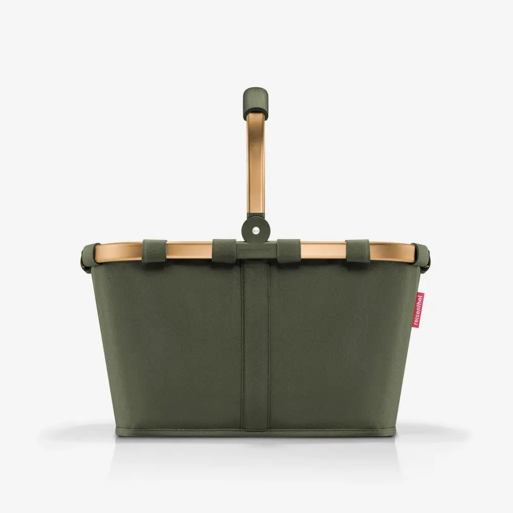 Reisenthel Carrybag Urban Forest Gold – moderní nákupní košík zelený BK5054