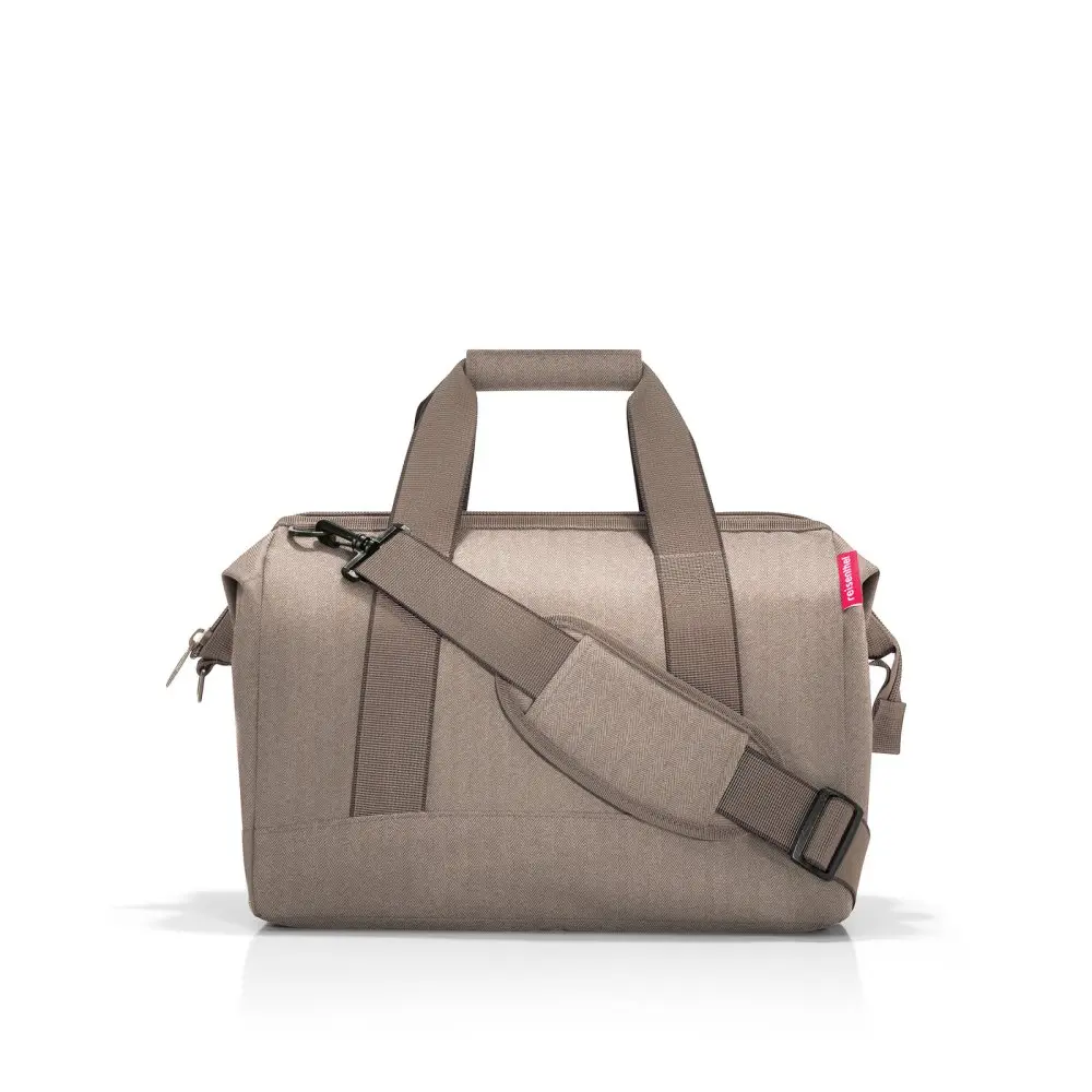 Dámská cestovní taška Reisenteh Allrounder M Herringbone mokka MS6054