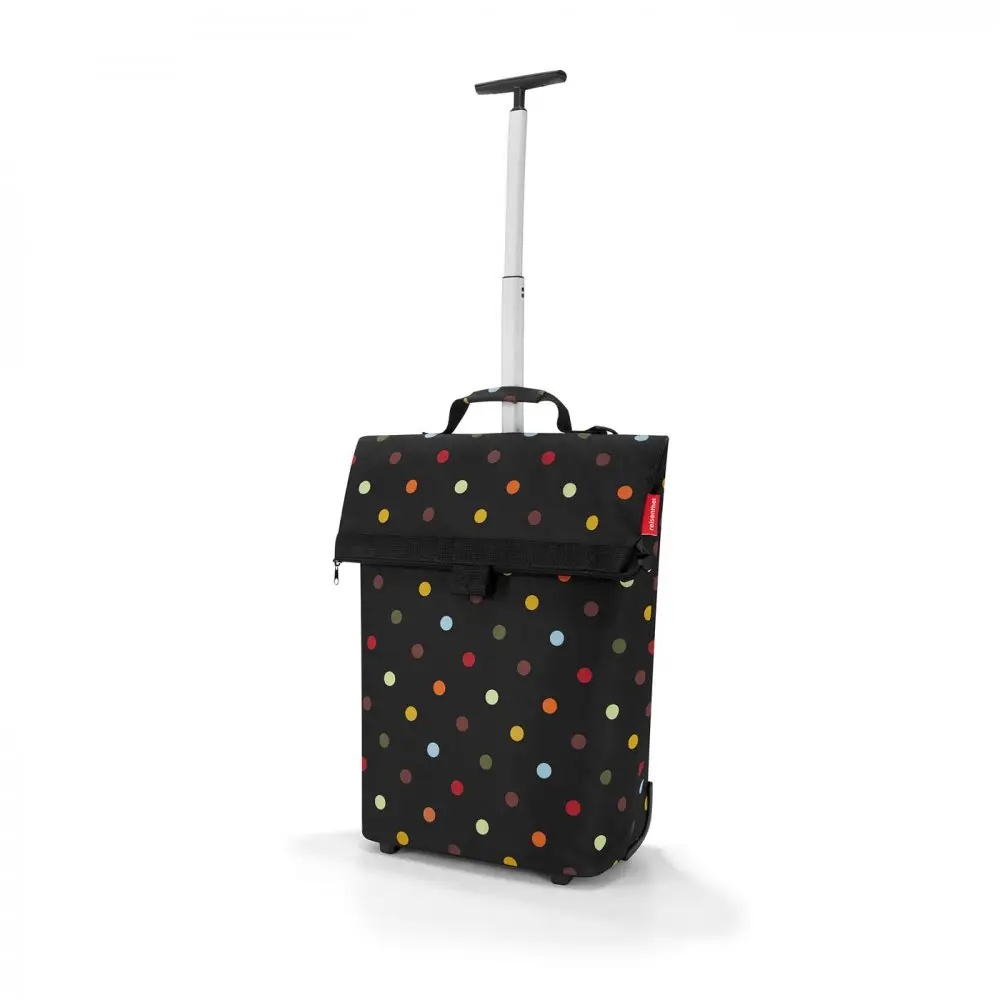 Moderní nákupní taška na kolečkách TROLLEY M dots NT7009