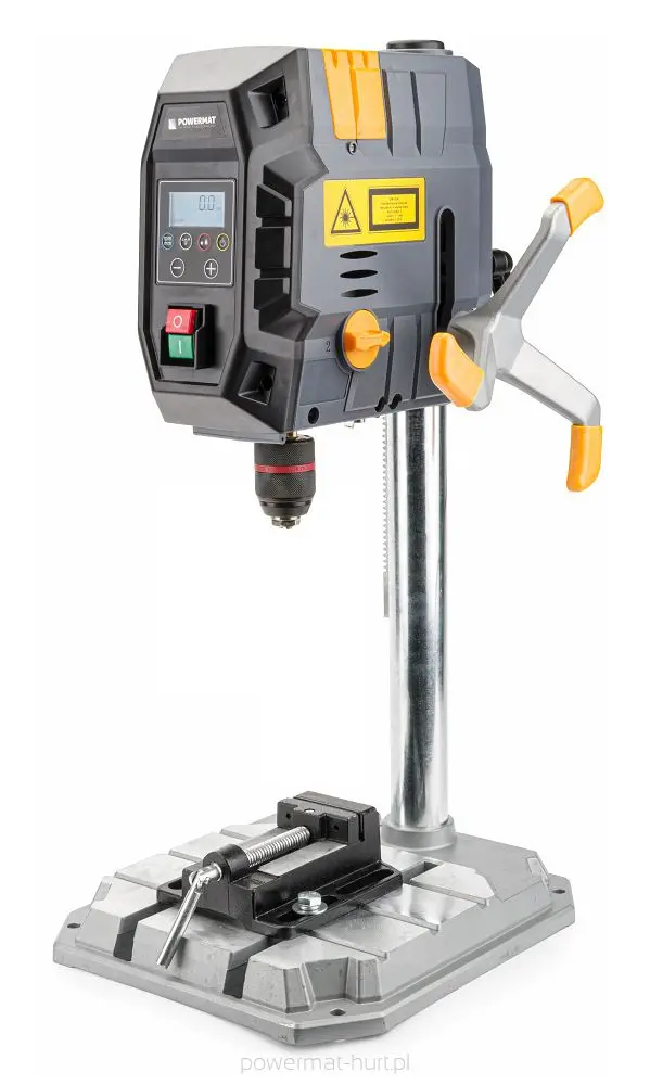 Stolní stojanová vrtačka s výkonem 1000W svěrák+laser PM-WS-1000M