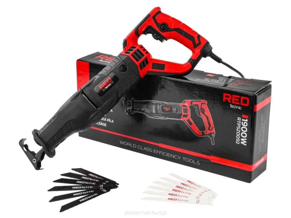 Elektrická přímočará pila ocaska RED TECHNIC RTPSZ0092, 1800 W