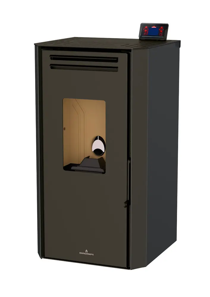 Peletová kamna BRONPI TINA, 6,3 kW, černá