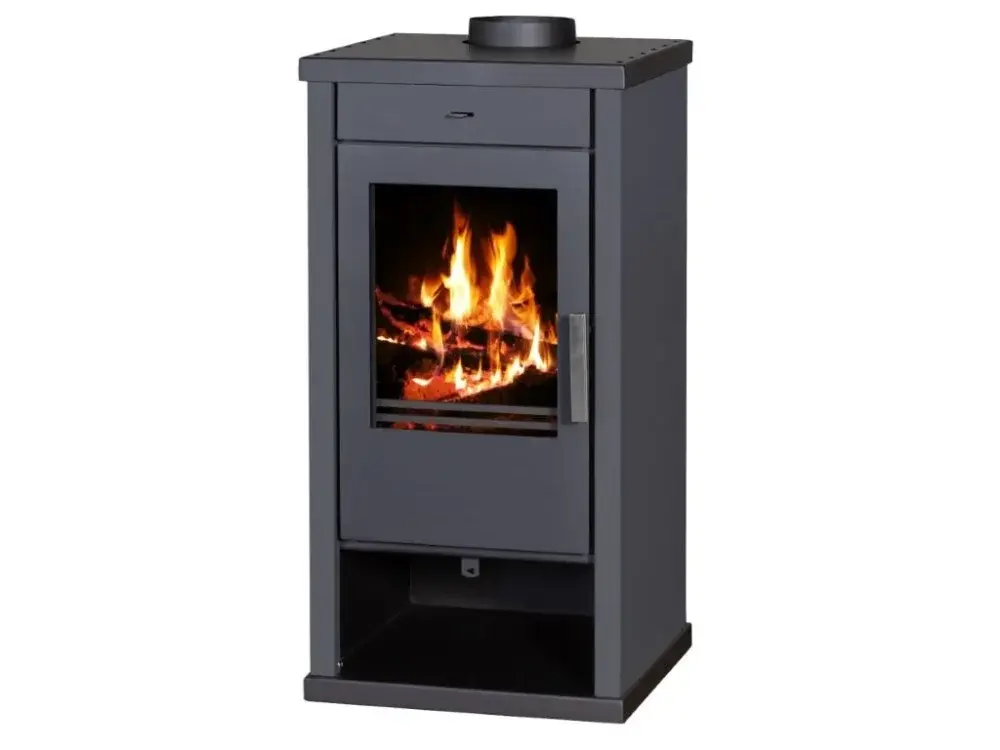 Krbová kamna VICTORIA VANESSA LUX, 12 kW, černá
