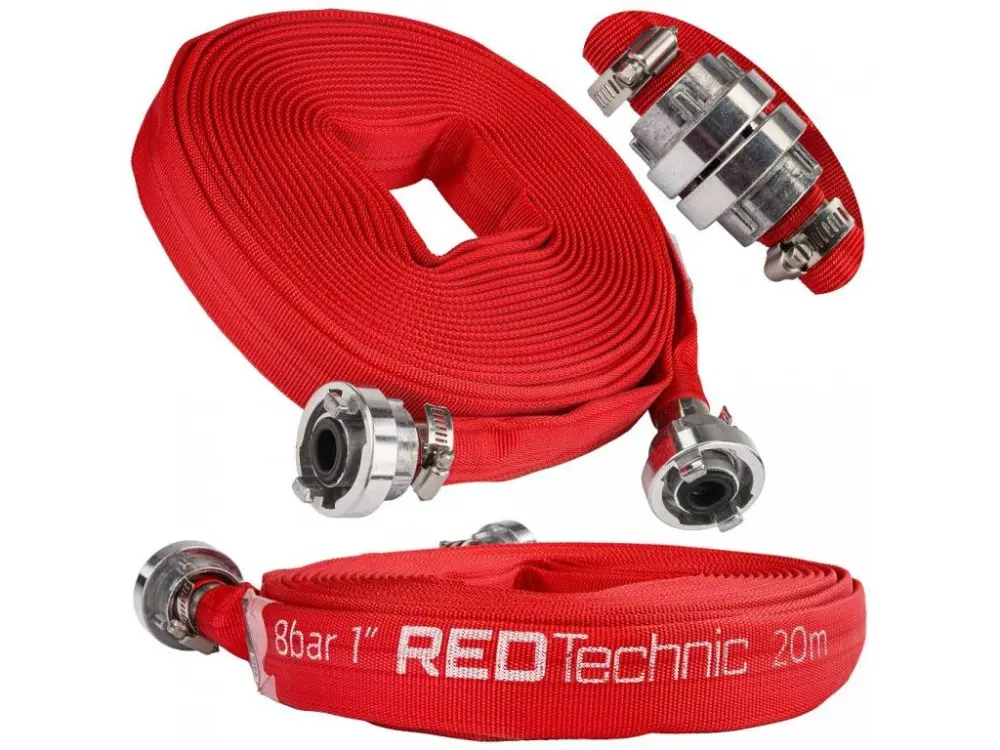 Hasičská hadice RED TECHNIC RTWS0065, špinavá voda a septik, 20 m