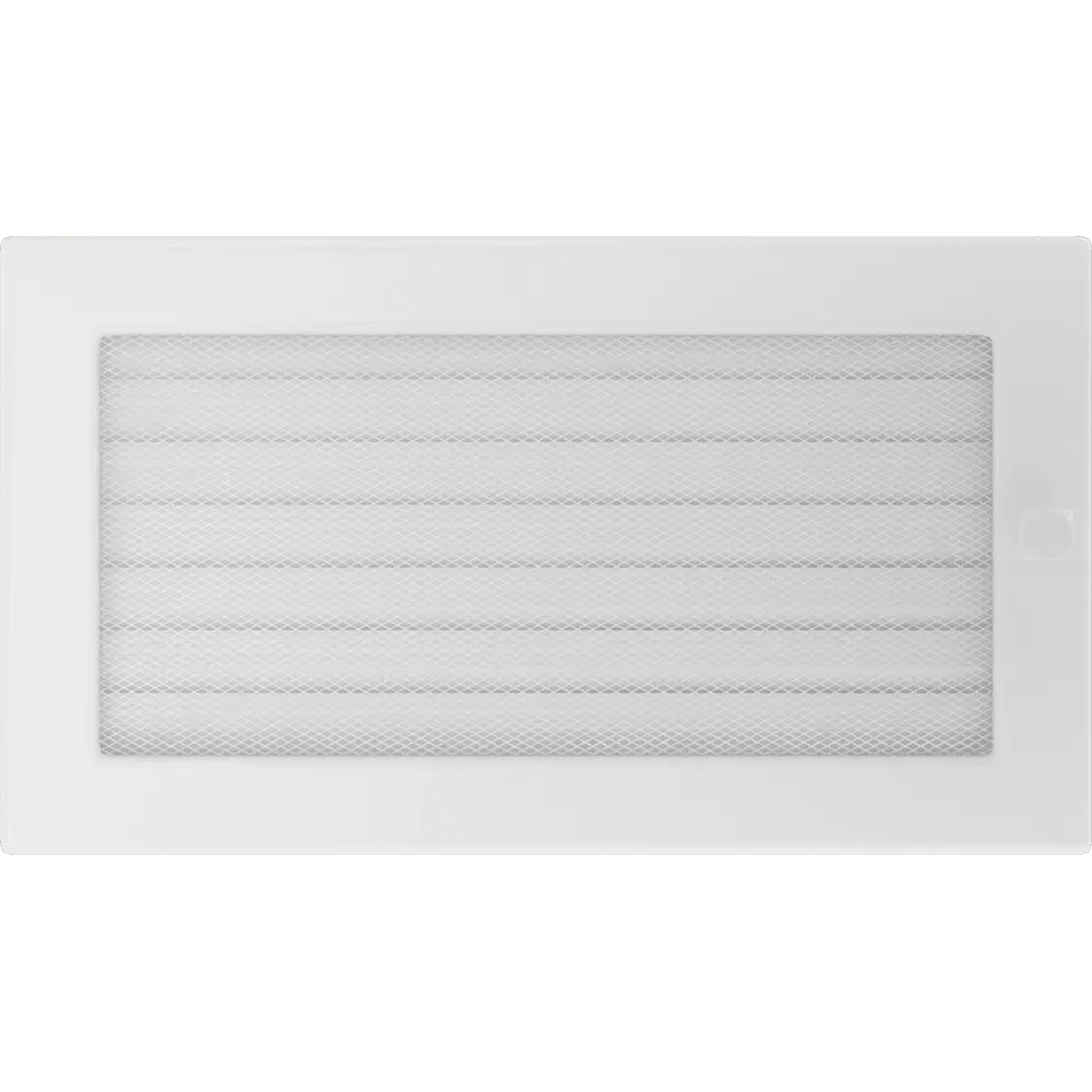 Krbová mřížka 17x30 BASIC bílá s žaluzií