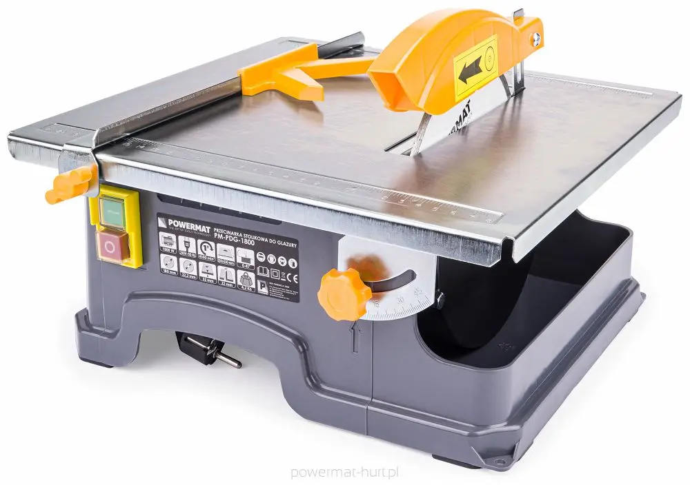 Řezačka na obklady a dlažbu POWERMAT PM-PDG-1800, 1,8 kW