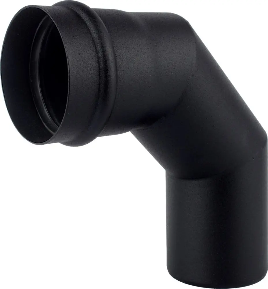 Koleno pro peletová kamna PRODMAX 80 mm, 90°, 1,2 mm